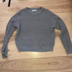 Grey knitted sweater new